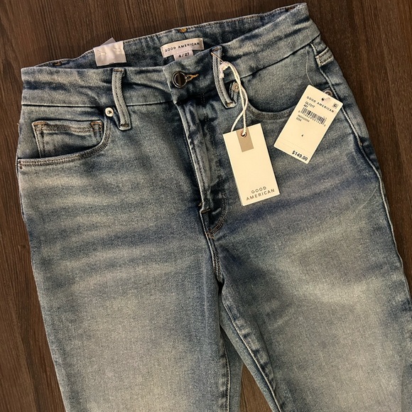 GOOD AMERICAN WOMENS SKINNY JEANS SIZE 27 NEW WITH TAGS NWT - Picture 8 of 10